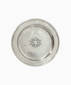 French Country Collections 1: Silver Look Charger Plate by French Country Collections