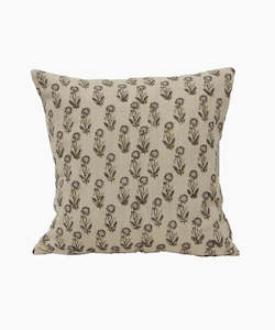 Liliana Floral Handblock Cushion Cover