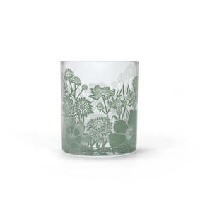 Glassware: Kate Heiss Glass Tumbler Sage