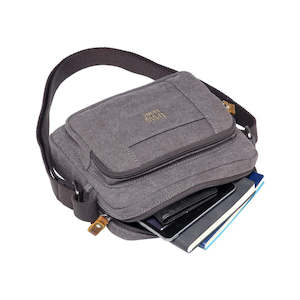 Bags: Troop Classic Zip Top Satchel - Charcoal - Small