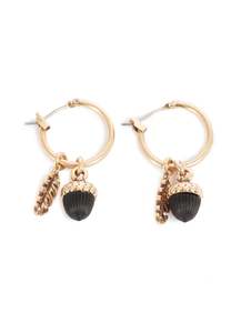 A C Oslo: Acorn & Oak Leaf Earrings by A&C Oslo