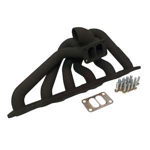 6Boost Turbo Exhaust Manifold / RB26 T4 Twin Scroll / Single wastegate