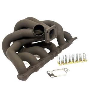 6Boost Turbo Exhaust Manifold / RB26 T3 Twin Scroll / Single Wastegate