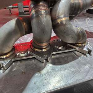 Vinny Fab: 20b Stainless Exhaust Flange 16mm