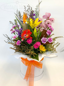 Florists Choice: Seasonal Hat Box