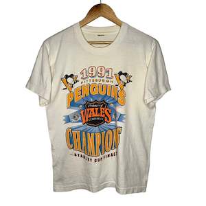 Pittsburgh Penguins 1991 Stanley Cup Finals T-Shirt (S)