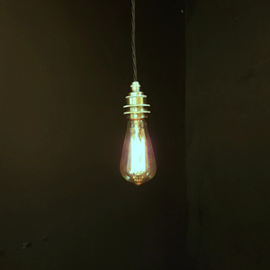 Bare Bulb ES Pendant- Nickel