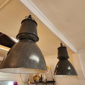 Black Long Top Warehouse Lights