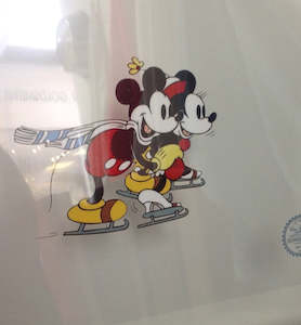 Books & Art: Mickey / Minnie Mouse Skating: limited edition serigraph