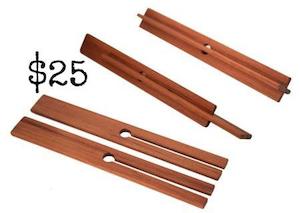 Jude Raffills: NZ Rimu Salad Servers