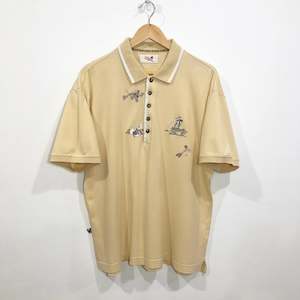 Disney Cartoon: Vintage Disney Polo Shirt (L)