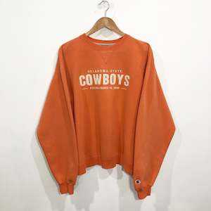 Womens Sweatshirt: Champion Sweatshirt Oklahoma State Uni Cowboys (W/XL)