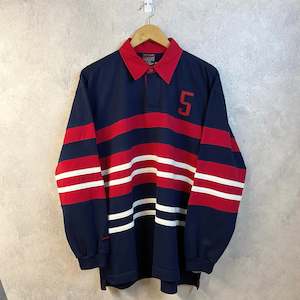 Rugby: Vintage Fubu Rugby Polo Shirt (M)