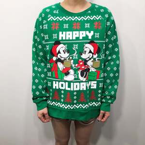 Womens: Disney Sweatshirt Happy Holidays (W/M)