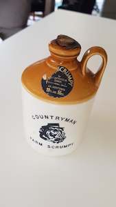 Signage: Vintagepickers Collectable Kernewek Pottery Stone-Ware Cider Jug .