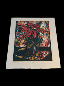 JILL HENRIOD ORIGINAL ART POINSETTIA 170/180