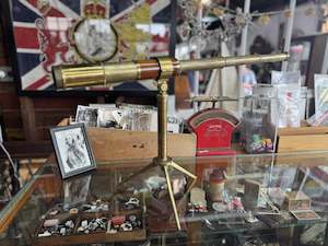 Curiosities 1: Antique Ling Chevallier Optician Paris Circa 1880's Telescope