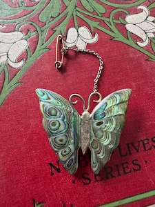 Sterling Silver: Vintage Sterling Silver Butterfly Brooch