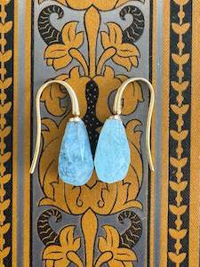 9ct Yellow Aquamarine Earrings Vanessa Stowers Filagree Christchurch