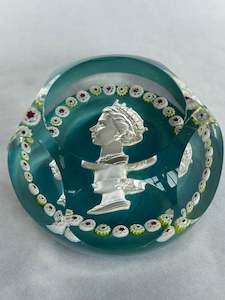 St Louis France Coronation 2/6/53 Paperweight