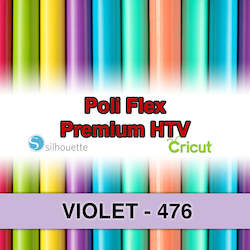 Poliflex Htv: Violet 476 Poli Flex HTV Iron-on