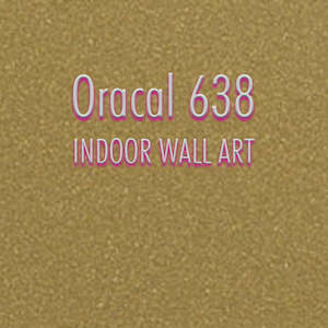 Oracal 638 Indoor: Gold Indoor Vinyl