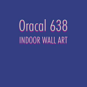 Oracal 638 Indoor: King Blue Indoor Vinyl