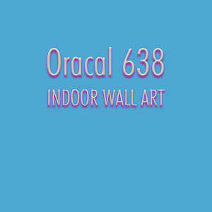 Oracal 638 Indoor: Ice Blue Indoor Vinyl