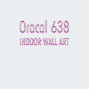 Oracal 638 Indoor: White Indoor Vinyl