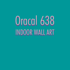 Oracal 638 Indoor: Turquoise Indoor Vinyl