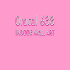 Oracal 638 Indoor: Soft Pink Indoor Vinyl
