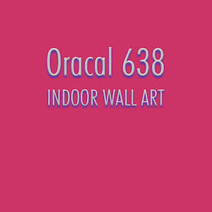 Oracal 638 Indoor: Pink Indoor Vinyl