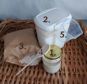 Products: Sourdough Starter Kit White Wheat