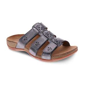 Scholl: Andrea Slide Sandal - Pewter