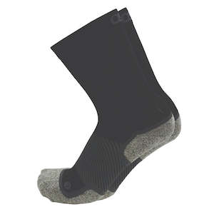 Socks: WIDE Crew Wellness Performance Sock (WP4+) - Black