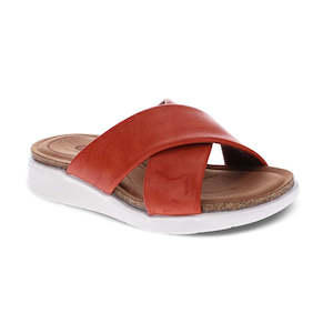 Scholl Memory Cushion: Tessa Slide - Tangerine