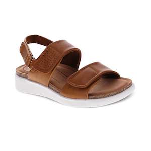 Scholl Memory Cushion: Tiana Sandal - Tan