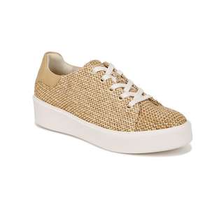 Morrison 2.0 Lace Up Sneaker - Tan Raffia Fabric