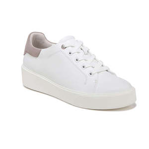 Naturalizer Icons: Morrison 2.0 Lace Up Sneaker - White/Turtledove