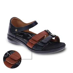 Revere: Negara Strap Extension - Black/Tan