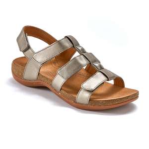 Scholl: Aztec Backstrap Sandal - Pewter