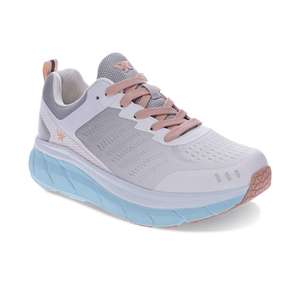 Unisex Active Sneaker: Walker Mesh III - Grey/Lt Blue
