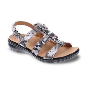 Toledo Backstrap Sandal - Natural Snake