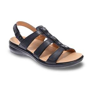 Revere Best Sellers: Toledo Backstrap Sandal - Black
