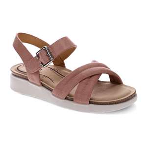 Scholl Memory Cushion: Tatum Adjustable Sandal - Blush