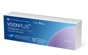 Contact Lenses - at Visique Hutt Optometrists: MyDay Toric: VisionPlus+ Premium Daily Toric 30 Pack
