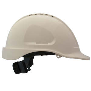 Head Protection: MID PEAK VENTED HARD HAT - Ratchet Adjust ABS Material