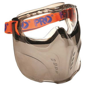 Eye Protection: SAFETY GOGGLES WITH FACE SHIELD - UV Protection | Splash Protection | Vented | Wide Vision