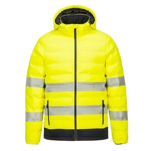 Jackets 1: Hi-Vis Ultrasonic Heated Tunnel Jacket Yellow/Black