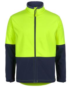 Jackets 1: Hi Vis Three Layer Softshell Jacket, Microfleece, Breathable, Waterproof